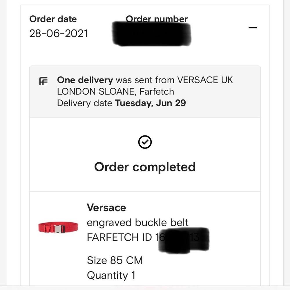 Versace Greca ribbon belt - Picture 3 of 3